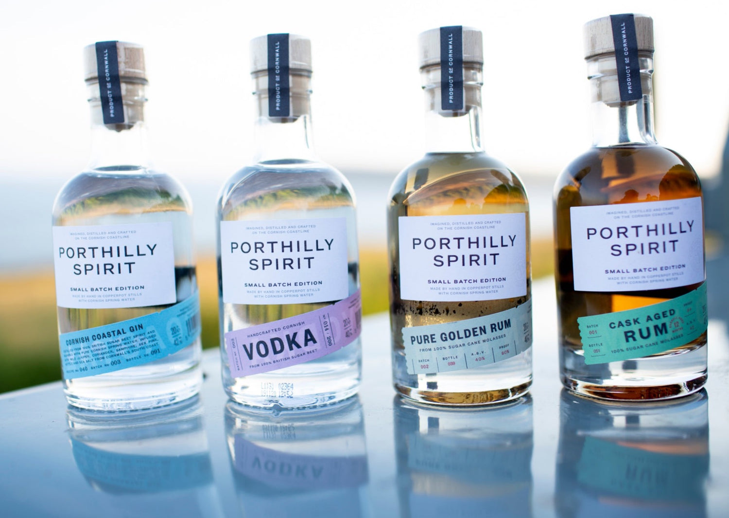 Porthilly Spirit Distillery Family on Land Rover